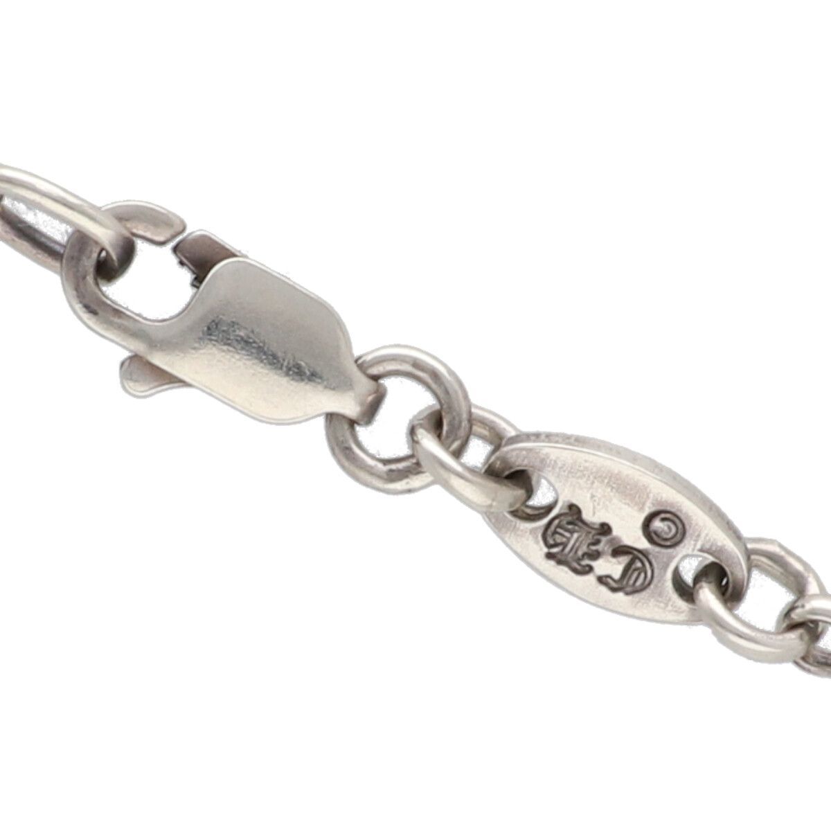中古】 CHROME HEARTS クロムハーツ ロールチェーン 24inch SV925 