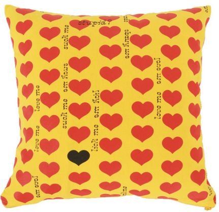 X JAPAN hide 公式グッズ LEMONeD イエローハート クッションカバー