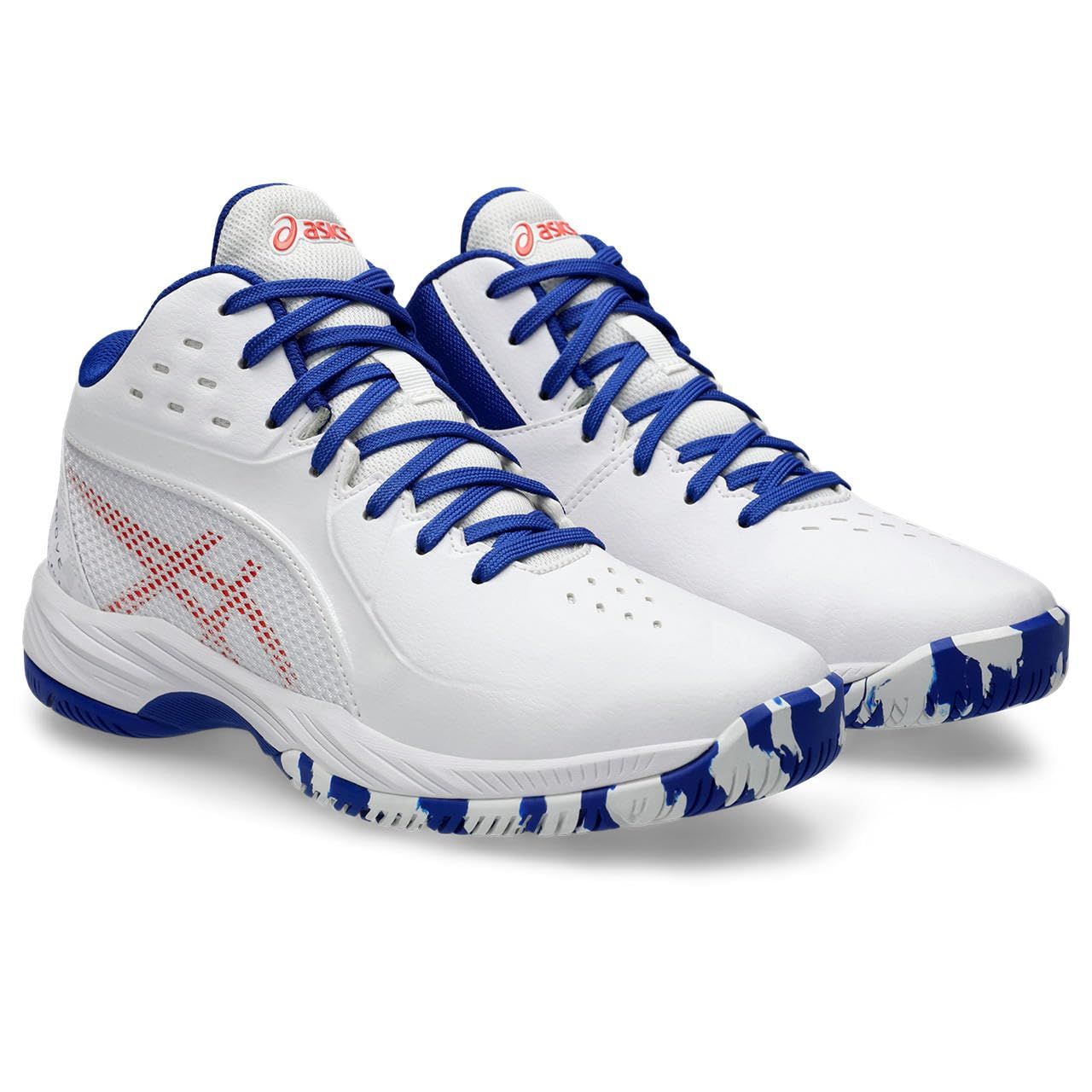 [アシックス] バスケットボールシューズ GEL-IMPROVE 3 1064A018 ユニセックス ホワイト/レッドスナッパー 20.5 [100(ホワイト/レッドスナッパー)] [20.5 cm 2E]