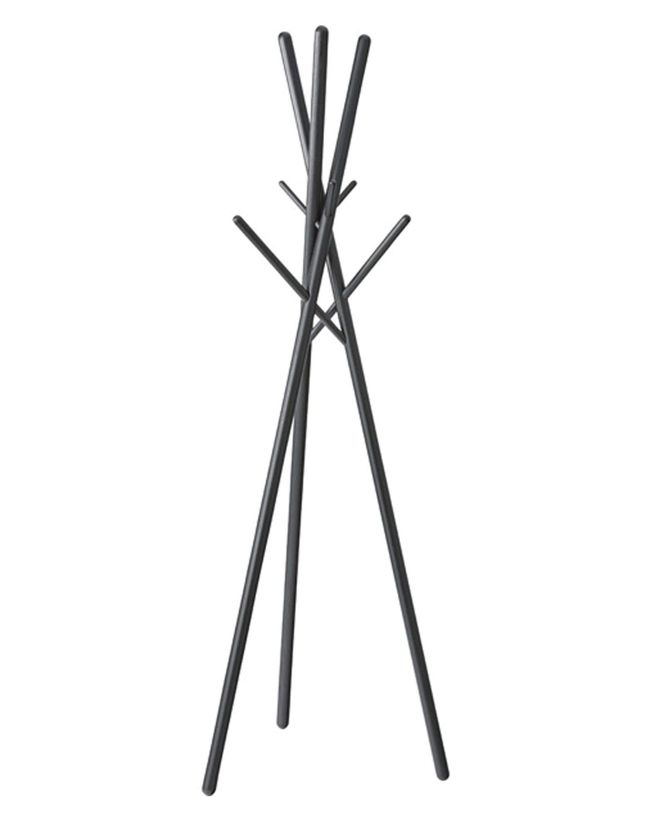 新品 東谷(Azumaya-kk) コートハンガー ブラック 幅57.5×奥行57.5×高さ174cm ハンガー WIS-551BK