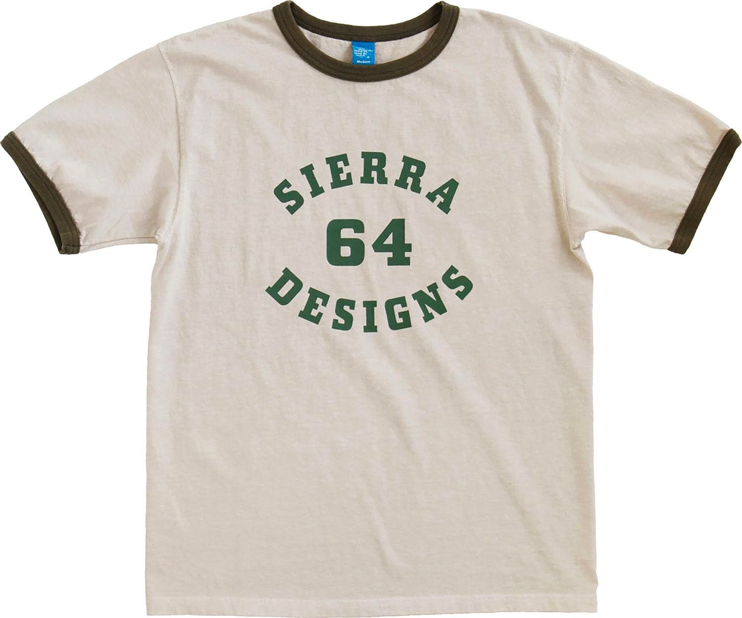 新品 [シエラデザインズ] 半袖Ｔシャツ Good On 64 RINGER TEE USAコットン 931002 男女兼用 Olive/Olive XL