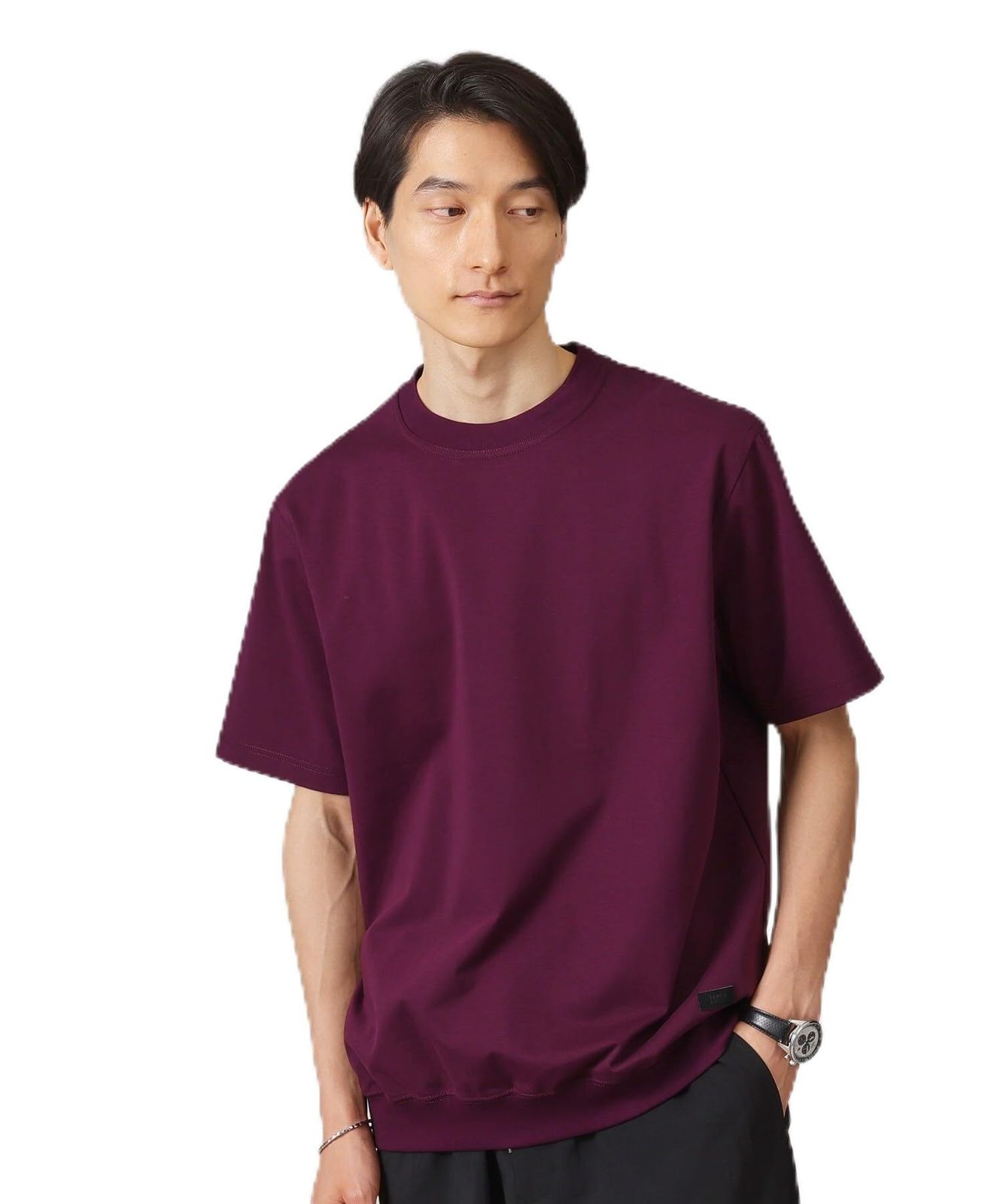 新品 [ タケオキクチ ] Tシャツ 【抗菌防臭/5サイズ展開】ハイゲージポンチ Tシャツ 07031030 メンズ ボルドー(064) 05(3L)