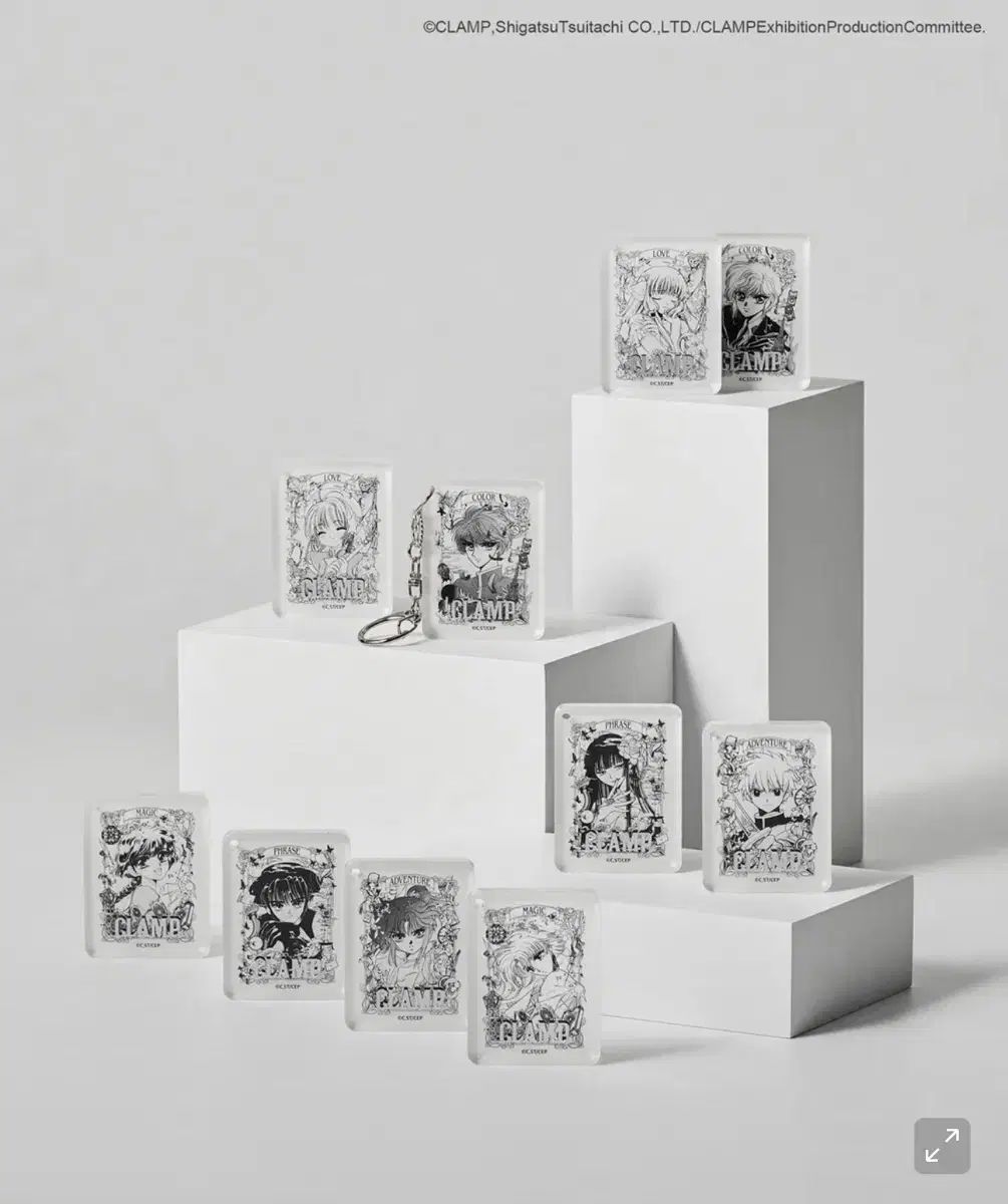 クランプ MUSINSA アークス アクリル キーホルダー コンプリート セット