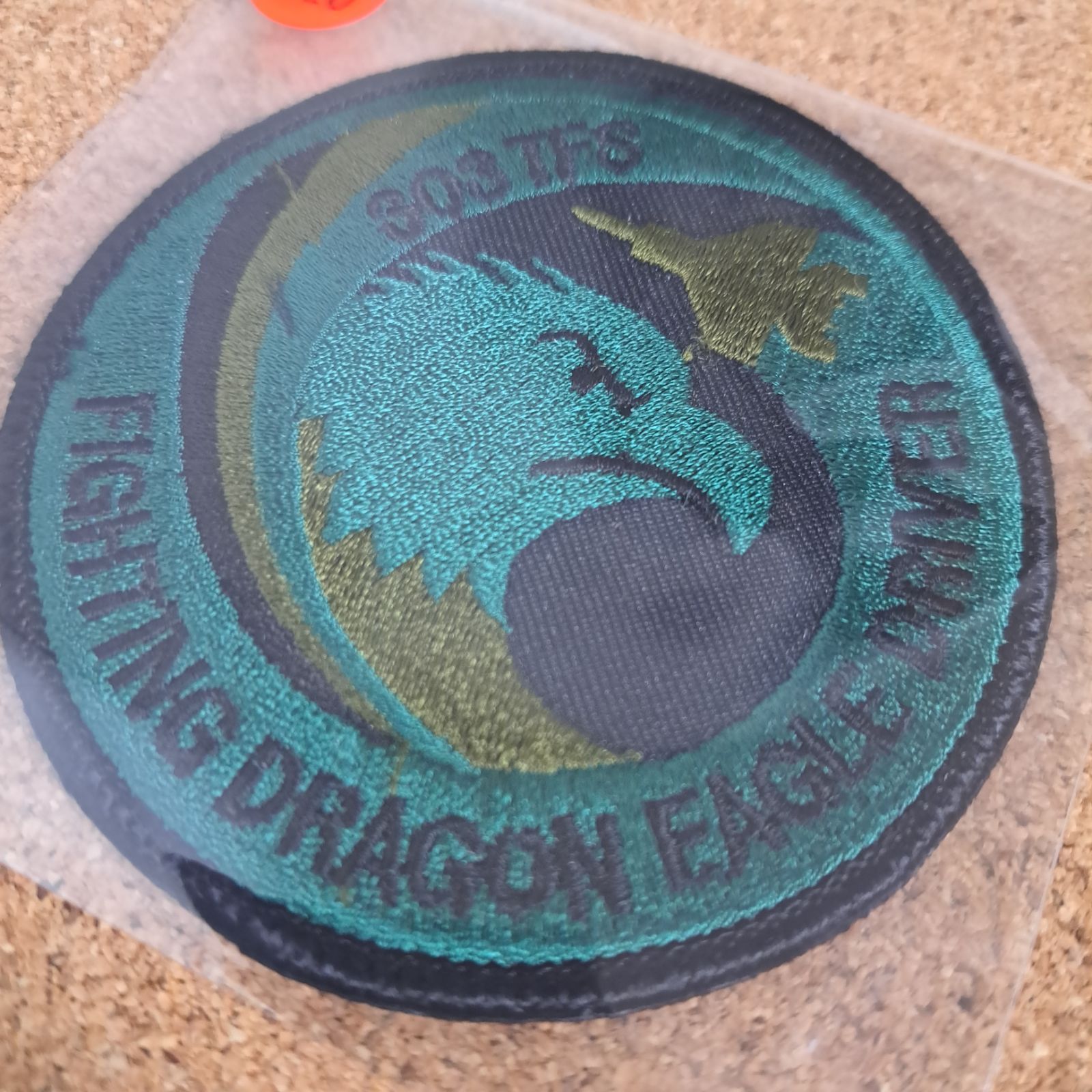 航空自衛隊 小松基地 303SQ F-15 Fighting Dragon Eagle Driver イーグル ドライバーパッチ No.149 刺繍 ワッペン 送料無料