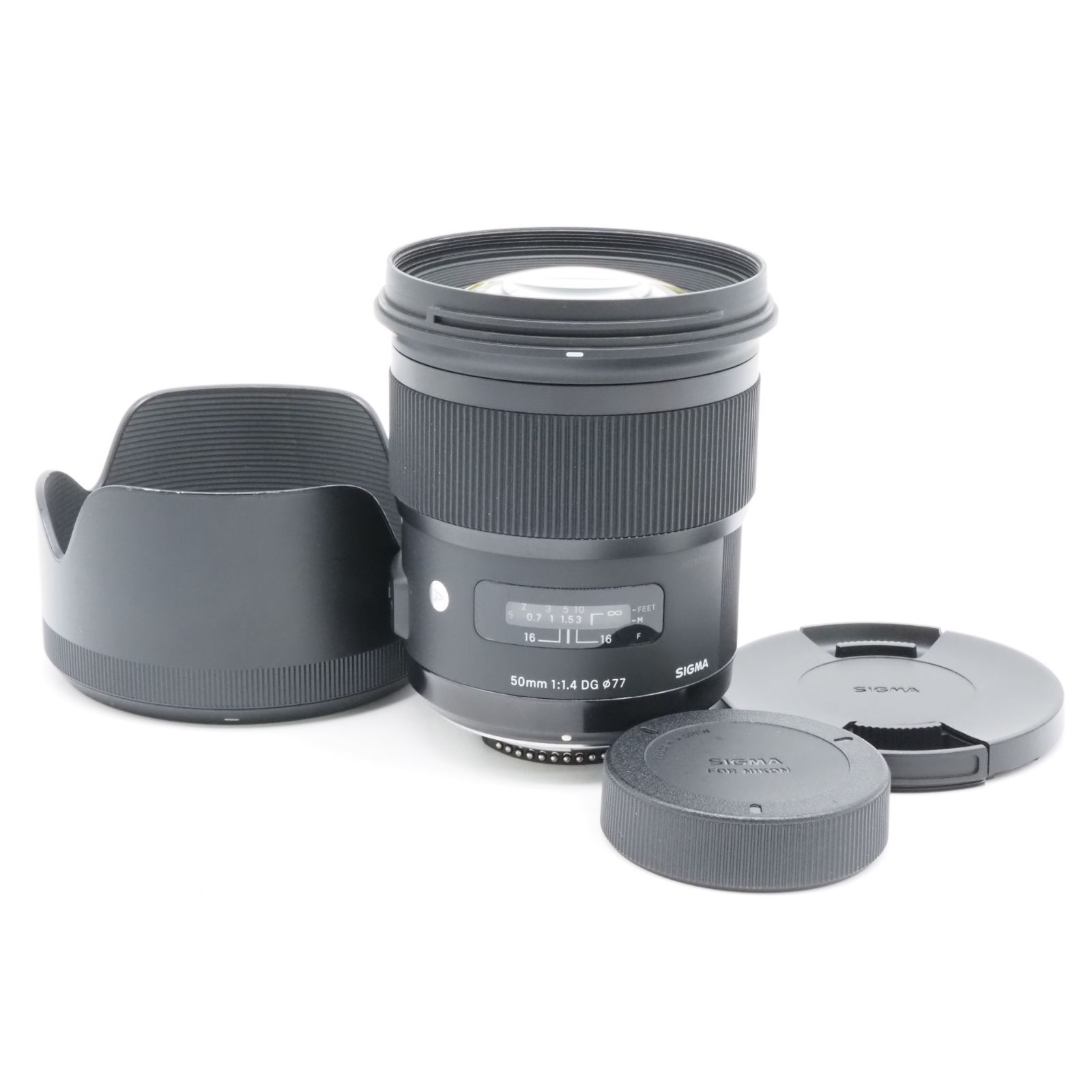 ■極上品■ SIGMA（シグマ） 50mm F1.4 DG HSM ニコンF用 単焦点レンズ