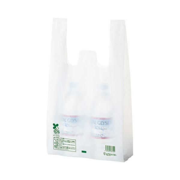 TANOSEEバイオマス配合レジ袋(乳白) 30号 1セット(1000枚:100枚×10パック)