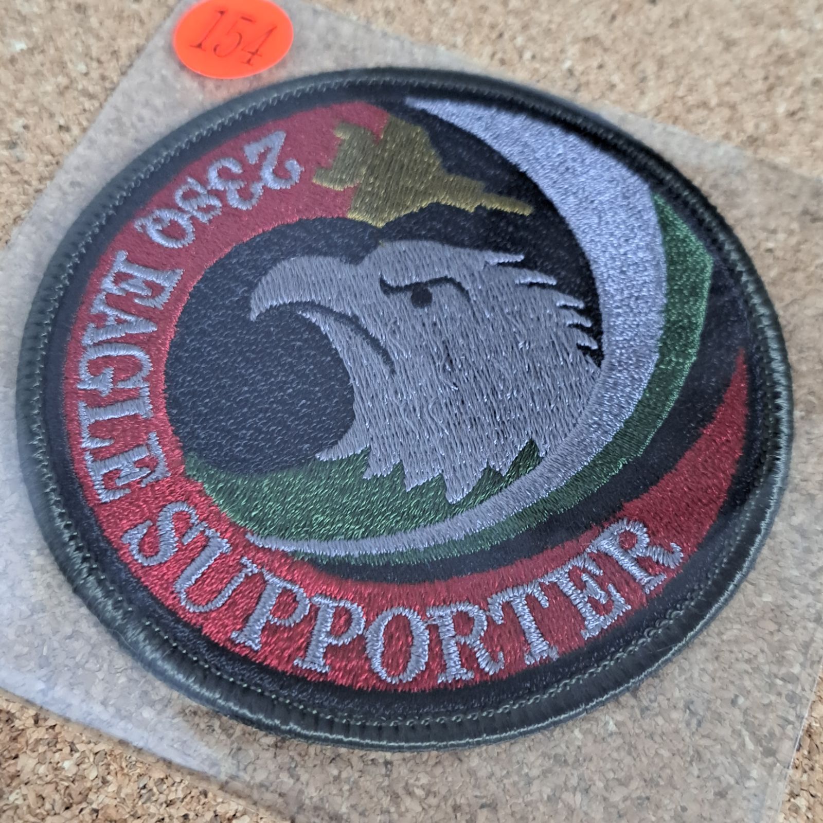 航空自衛隊 新田原基地 23SQ F-15 EAGLE SUPPORTER イーグル サポーター No.154 刺繍 ワッペン 送料無料