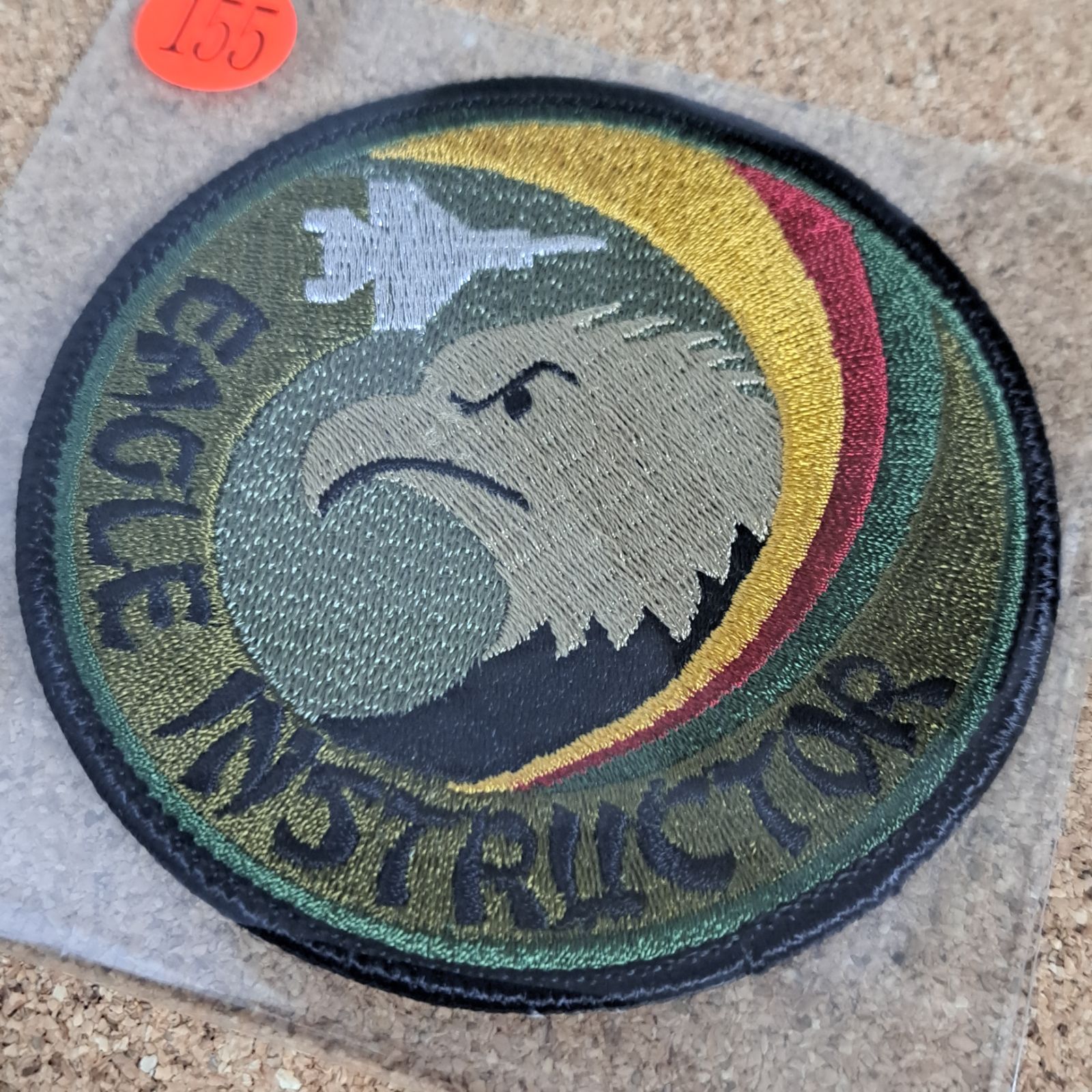 航空自衛隊 新田原基地 23SQ F-15 EAGLE INSTRUCTOR イーグル インストラクター No.155 刺繍 ワッペン 送料無料