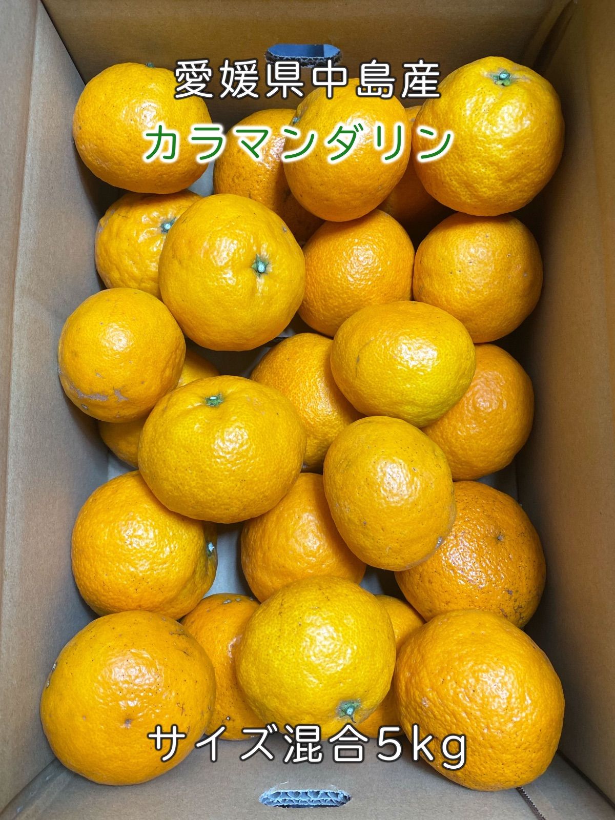 愛媛中島産】カラマンダリン5kg サイズ混合- メルカリ