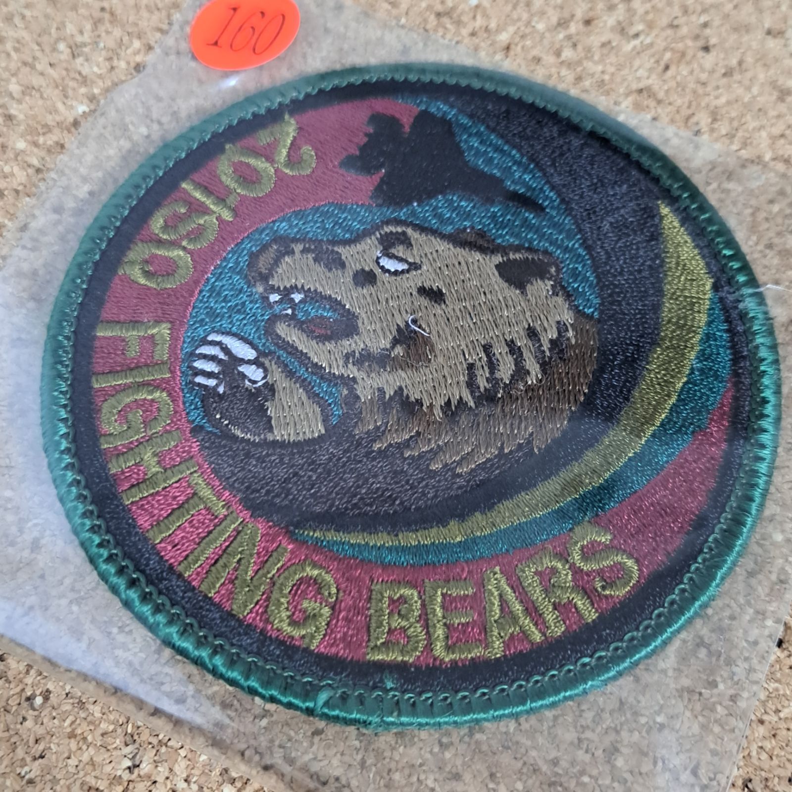 航空自衛隊 千歳基地 201SQ F-15 Fighting Bear Eagle Driver イーグル ドライバーパッチ No.160 刺繍 ワッペン 送料無料
