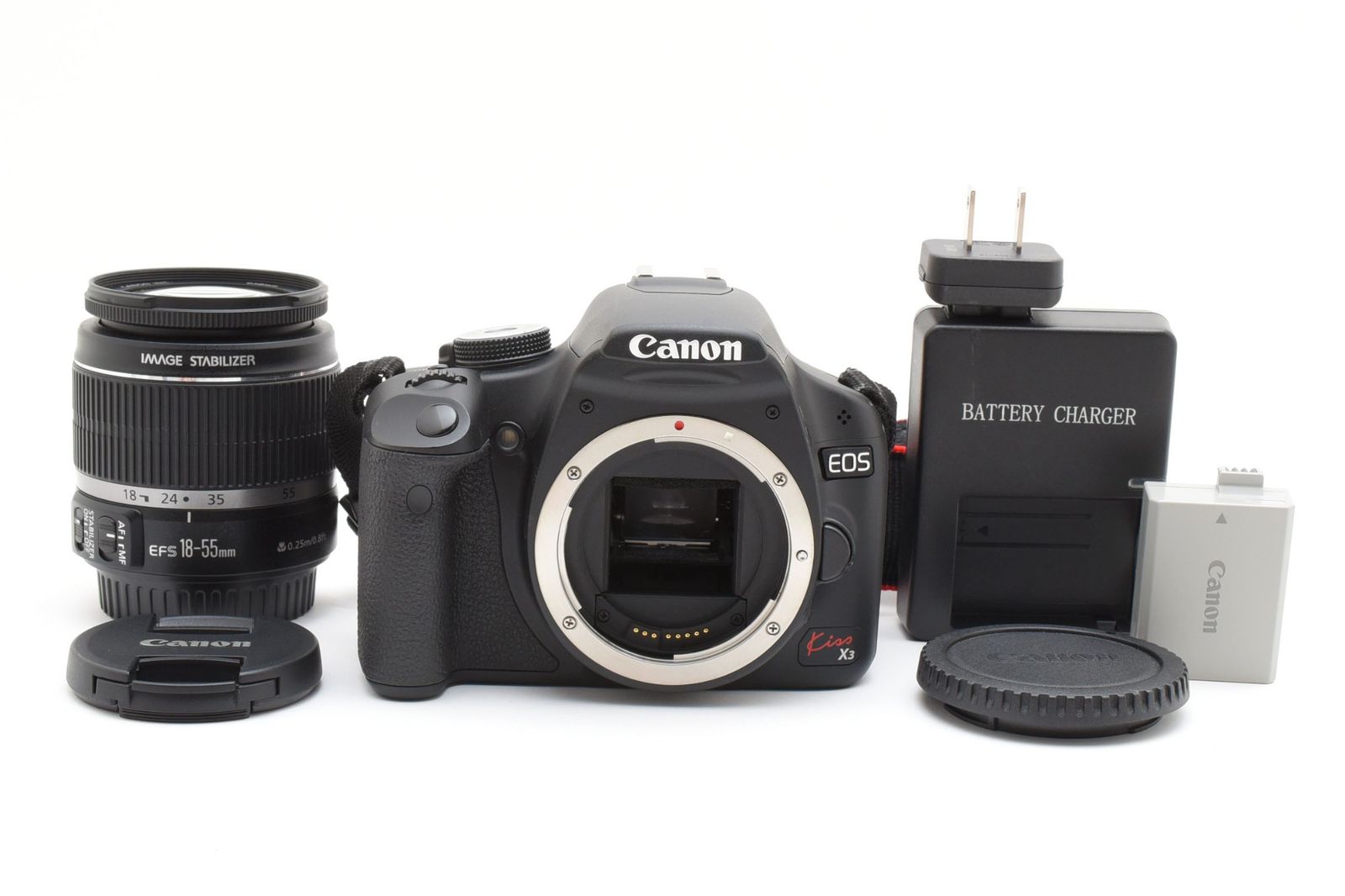 ☆Canon EOS Kiss X3 デジタル一眼レフカメラ ダブルズームキット EF-S