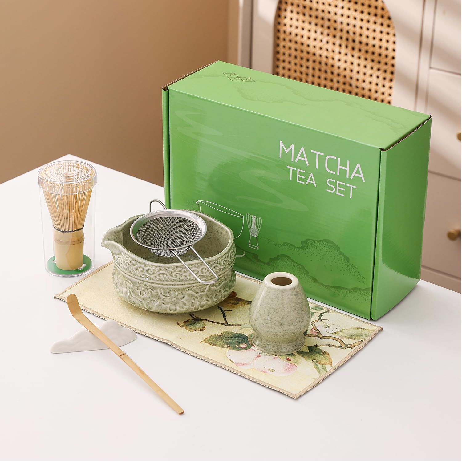 【新品】お抹茶7セットSpyFlyLie 初心者さん向け 茶道具 お点前セット お抹茶7点セット 百本立 茶筅 茶筅立て 茶杓 茶さじ 抹茶碗 茶道具セット 抹茶泡立て器セット 敬老の日 父の日 母の日 クリスマス 新年 誕生日 ギフト プレ 9bba0938
