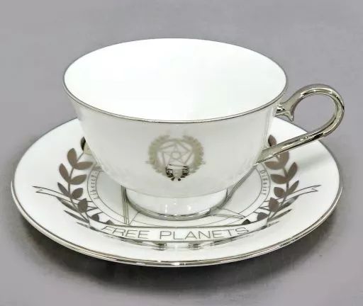 【中古】マグカップ・湯のみ 自由惑星同盟国章 カップ＆ソーサー 「DMMスクラッチ! 銀河英雄伝説 Die Neue These 第三弾」 B賞