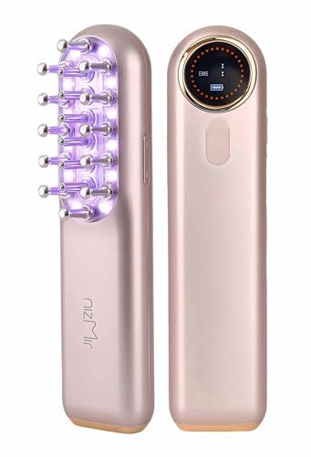 【母の日 プレゼント】Ni Zmir 美顔器 電気ブラシ EMS リフトブラシ 【9段階調整 ディスプレイ付き】LED光エステ 頭筋 表情筋 頭皮ブラシ 頭皮ケア リフトケア Type-C充電式 IPX5防水 日本語の説明書付きma c80377ad
