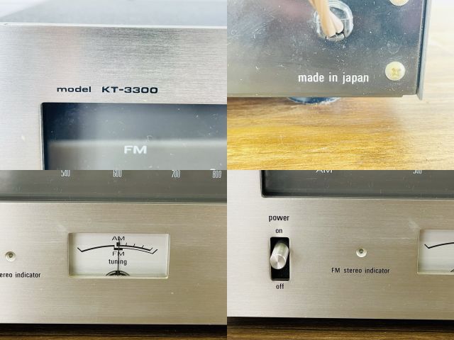 トリオ AM/FMステレオチューナー 【中古】動作保証 TRIO KT-3300 オーディオ機器/516910