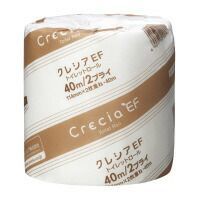 クレシアＥＦ　トイレットロール １１４ｍｍ×４０ｍ　ダブル　８０ロール 20801【日本製紙クレシア】 7,655円