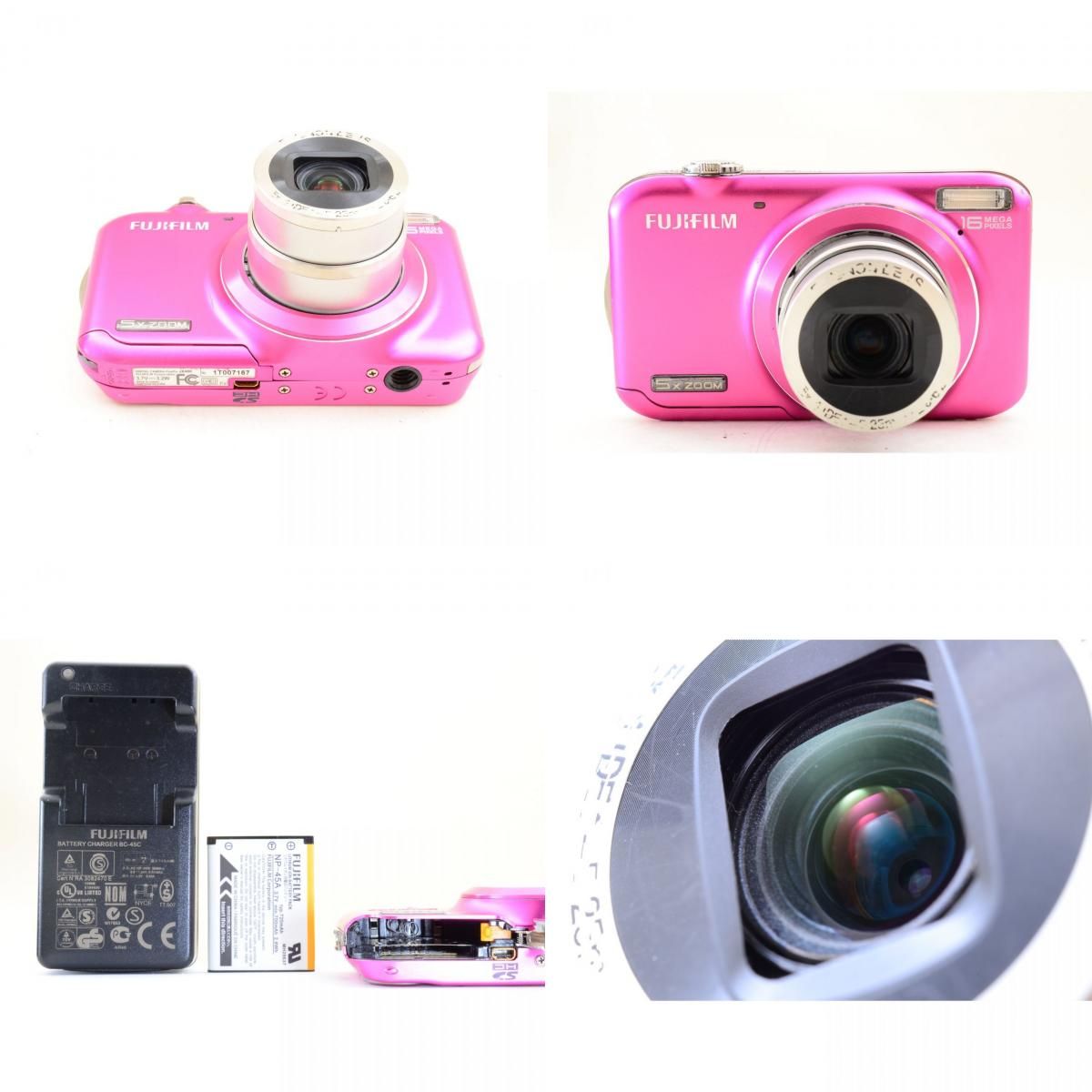FUJIFILM FinePix JX400 ピンク コンパクトデジタルカメラ 富士