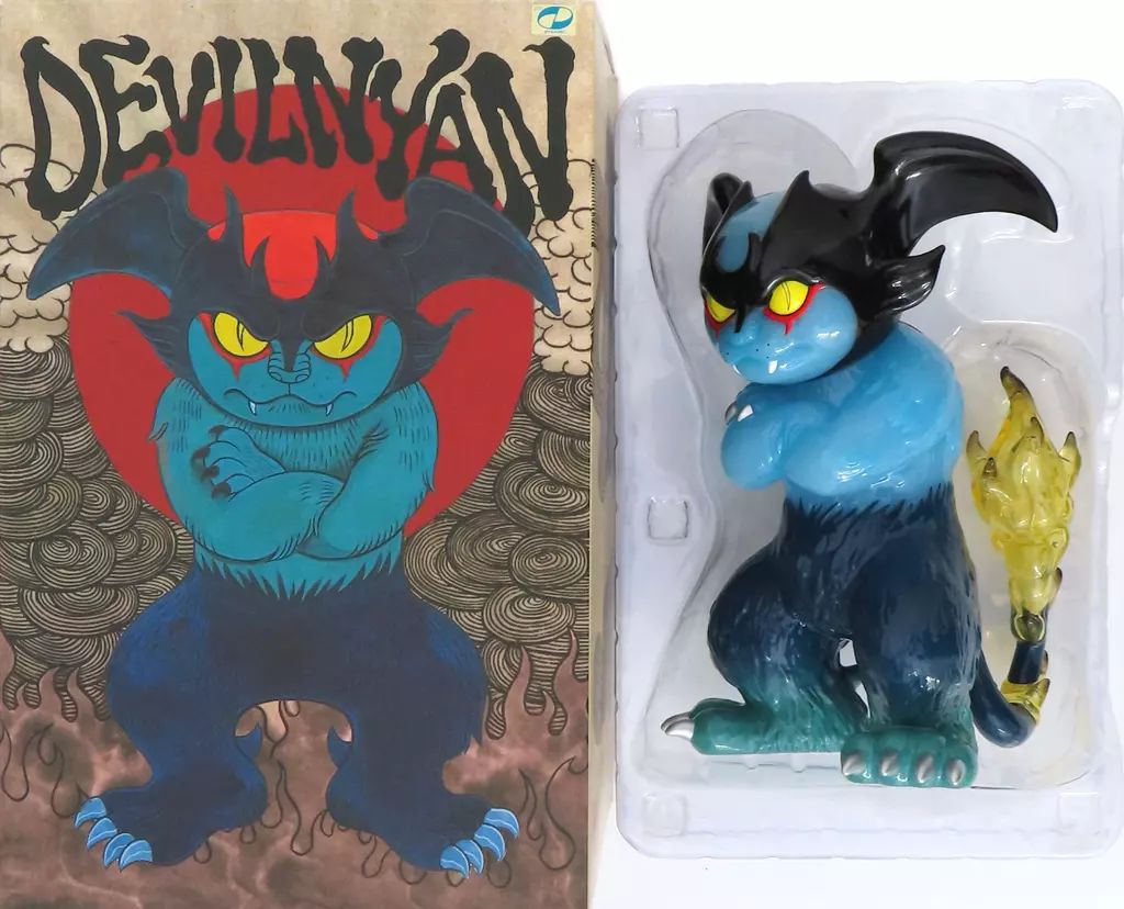 【中古】フィギュア DEVILNYAN-デビルニャン- 「デビルマン×石黒亜矢子」 ソフビフィギュア