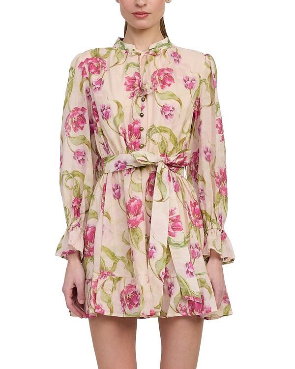 エン セゾン レディース トップス ワンピース ミニ En Saison Lois Mini Dress Pink Fuchsia ピンク
