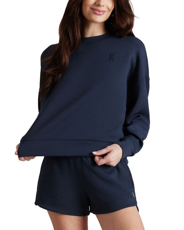 ローヌ レディース アウター パーカー・スウェット クルーネック シャツ Rhone Dreamglow Crewneck Sweatshirt Navy Blue ネイビー