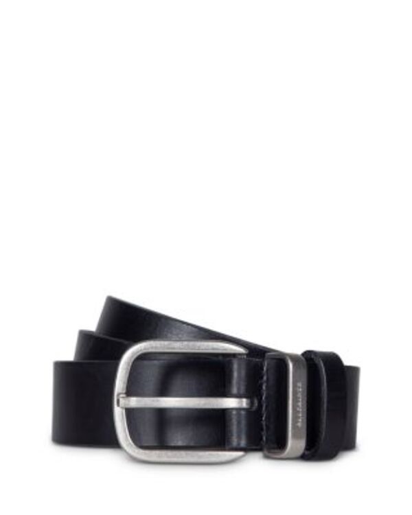 オールセインツ メンズ アクセサリー ベルト レザー ALLSAINTS Mens Leather Belt Black ブラック