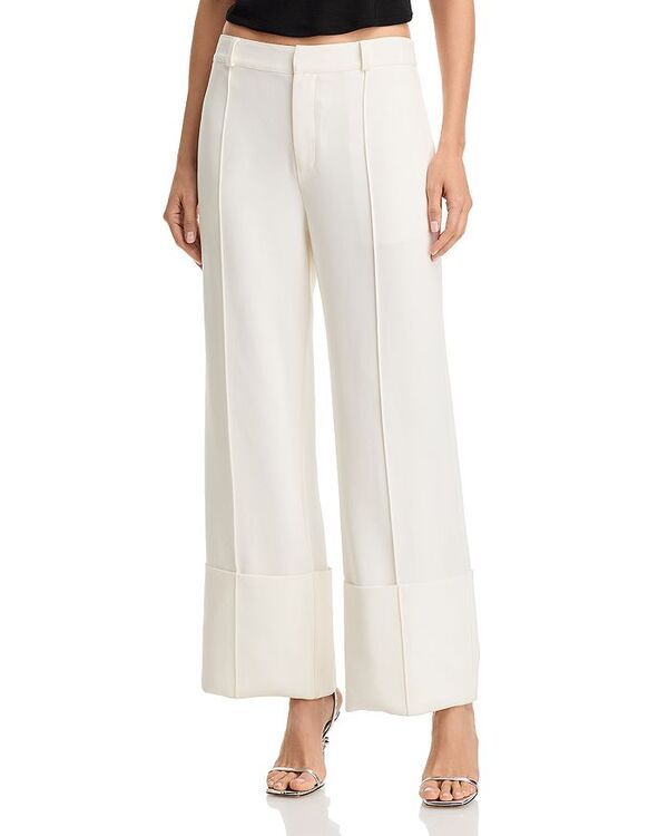 サンク ア セプト レディース ボトムス カジュアルパンツ ワイドレッグ パンツ Cinq a Sept Alliston Wide Leg Pants Ivory アイボリー