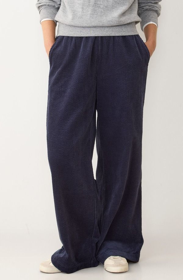 マリーン レイヤー レディース ボトムス レギンス ワイドレッグ コーデュロイ パンツ Marine Layer Allison PullOn Wide Leg Corduroy Pants Navy ネイビー 27,972円