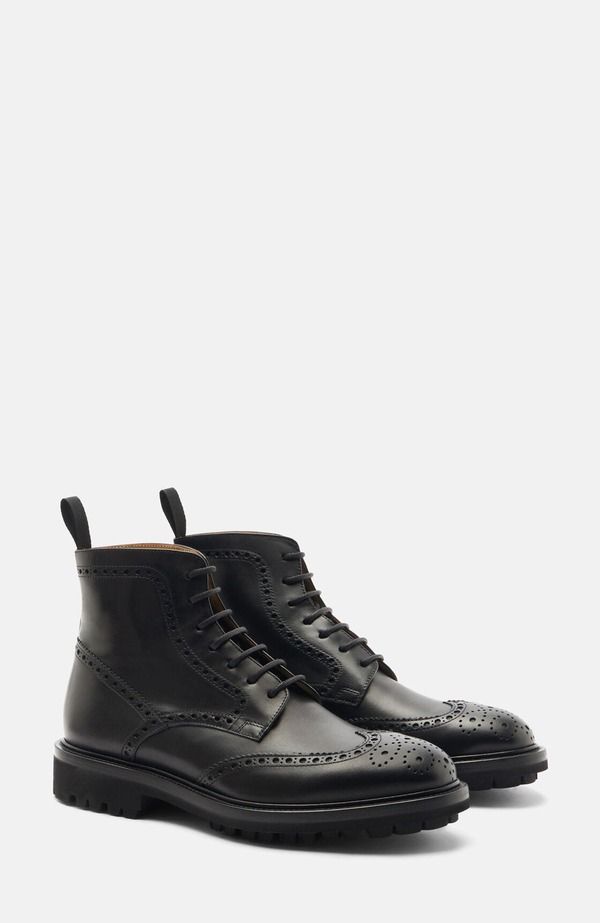 スカロッソ メンズ シューズ ブーツ・レインブーツ SCAROSSO Thomas Boots Black Calf ブラック