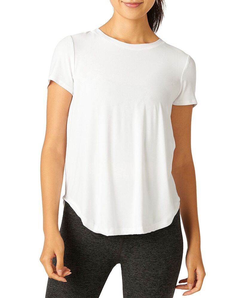 ビヨンドヨガ レディース トップス Tシャツ ダウン Beyond Yoga On The Down Low Tee Cloud White ホワイト