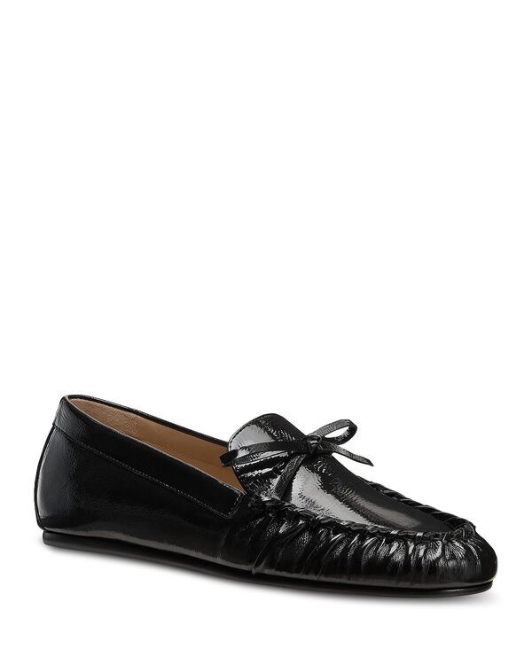 スチュアート ワイツマン レディース シューズ パンプス ローファー Stuart Weitzman Womens Britt Bow Loafer Flats Black ブラック