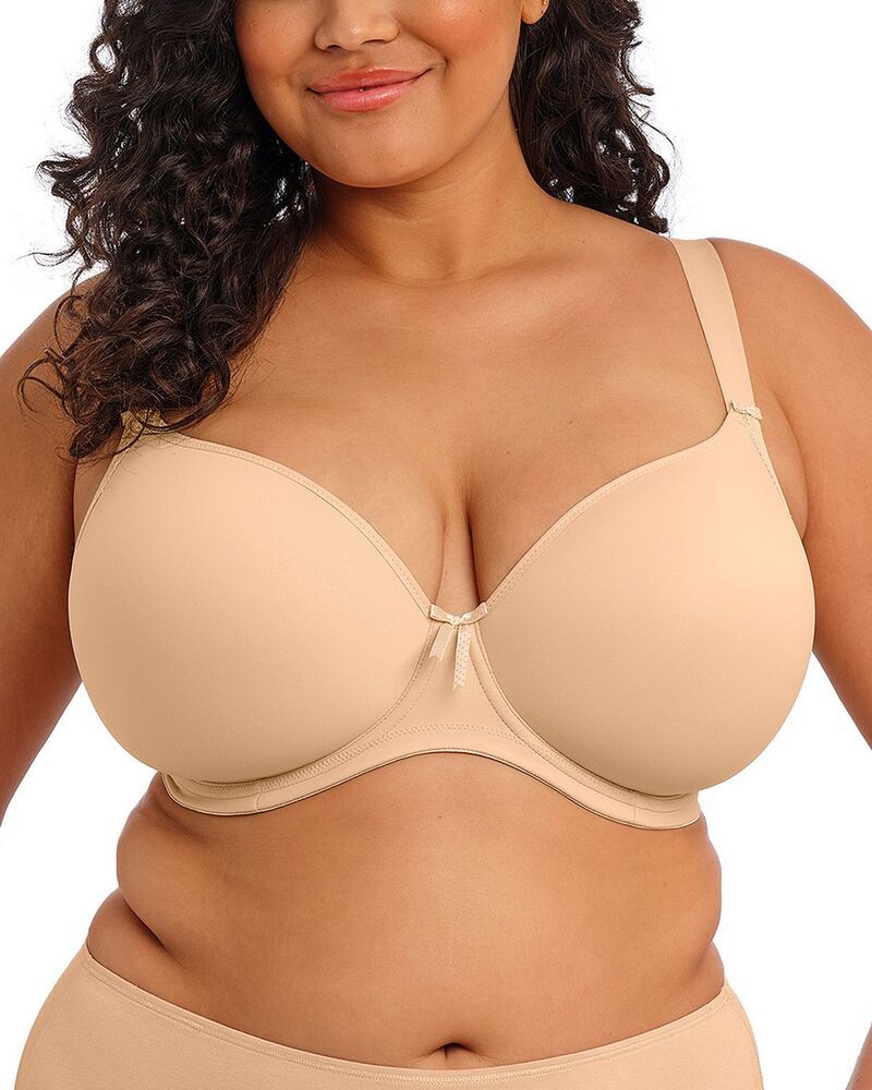 エロミ レディース トップス シャツ Elomi Bijounderwire Molded T Shirt Bra Sand サンド