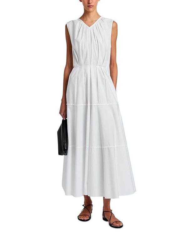 プロエンザ スクーラー レディース トップス ワンピース Proenza Schouler White Label Kailey Poplin Dress White ホワイト