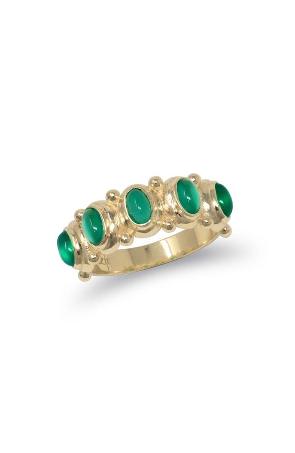アンジー レディース アクセサリー 指輪 Anzie Mditerraneternity Band Ringreen グリーン