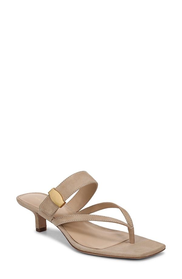 ヴェロニカ ベアード レディース シューズ ヒール サンダル Veronica Beard Salva Kitten Heel Sandal Sand サンド
