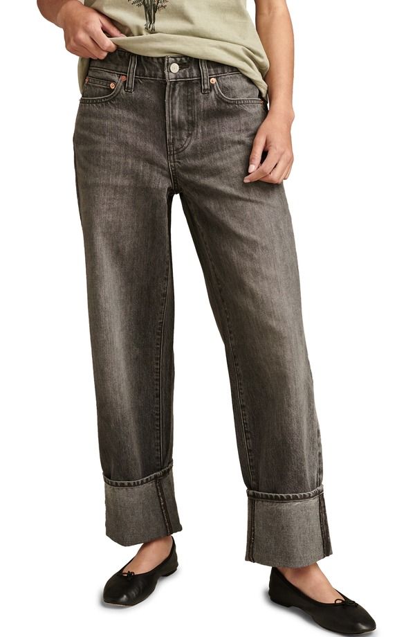 ラッキーブランド レディース ボトムス デニムパンツ ジーンズ Lucky Brand The Baggy Jeans Eclipse