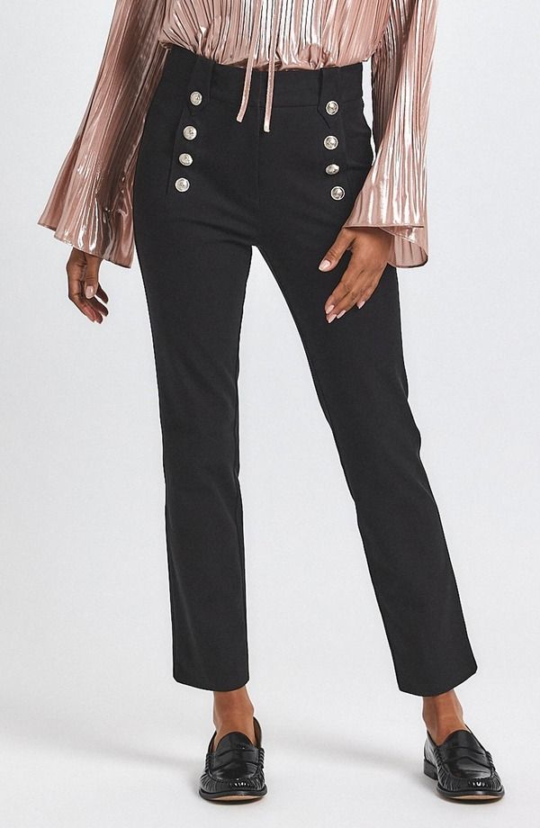 デレクラムテンクロスバイ レディース ボトムス デニムパンツ ストレート Derek Lam 10 Crosby Robertson Slim Straight Leg Pants Black ブラック 58,740円