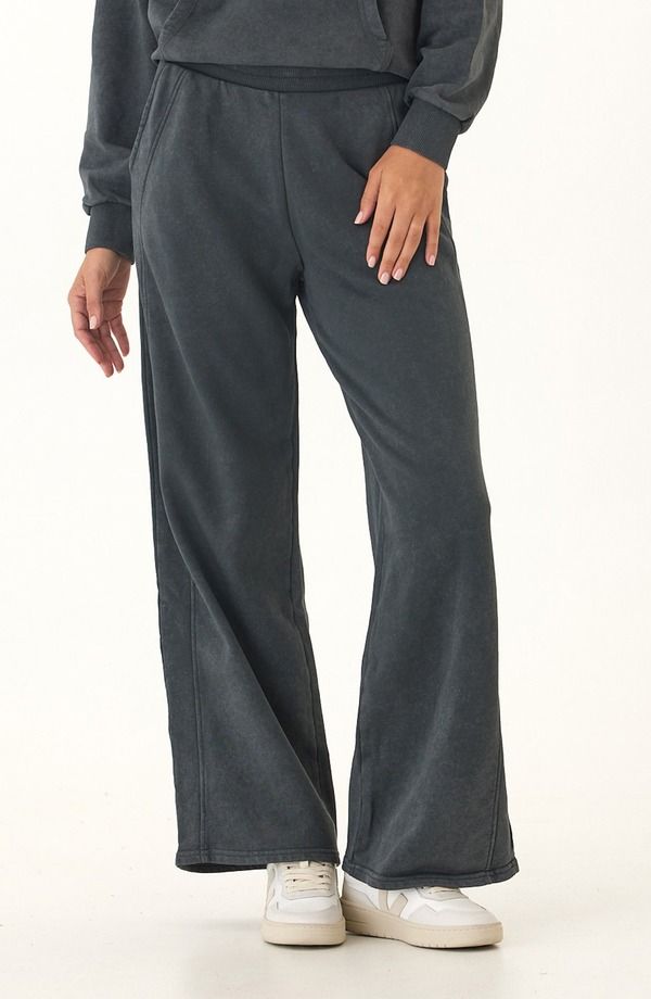 スレッズ・フォー・ソート レディース ボトムス レギンス ワイドレッグ パンツ Threads 4 Thought Esmeralda Mineral Wash Wide Leg Pants Carbon