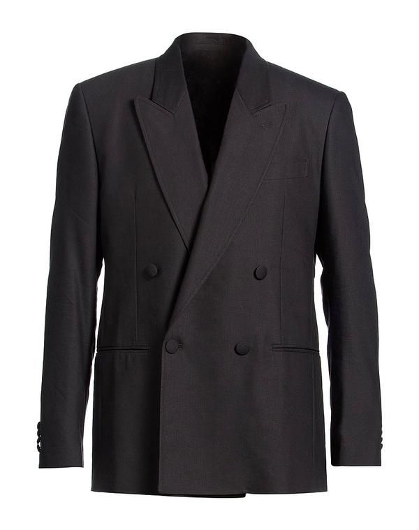ラルディーニ メンズ アウター ジャケット・ブルゾン LARDINI テーラードジャケット Black ブラック 149,400円