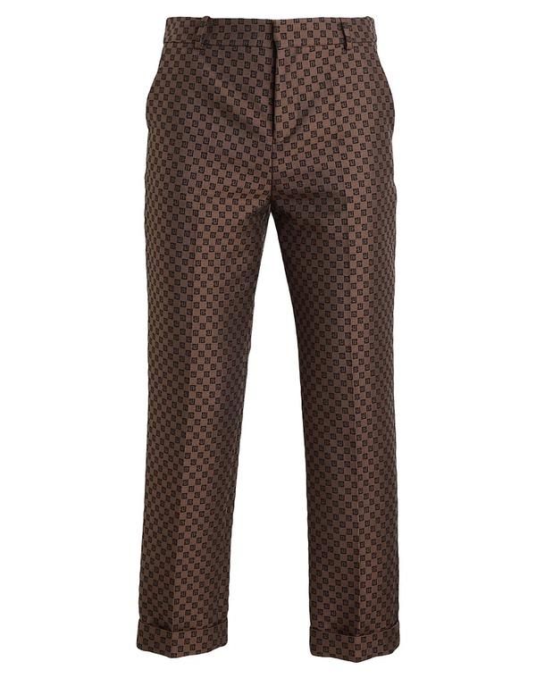バルマン メンズ ボトムス カジュアルパンツ クラシックパンツ BALMAIN Brown ブラウン