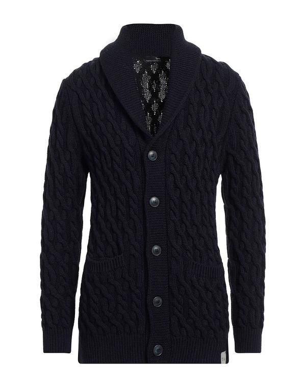 ハーモント ブレイン メンズ アウター カーディガン HARMONT BLAINE Midnight Blue ブルー