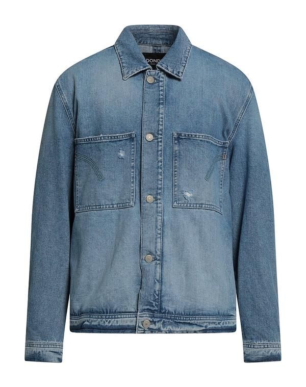 ドンダップ メンズ アウター ジャケット・ブルゾン デニムブルゾン DONDUP Blue ブルー