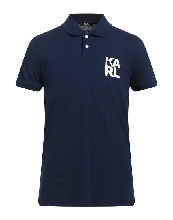 カール ラガーフェルド メンズ トップス ポロシャツ KARLAGERFELD Midnight Blue ブルー