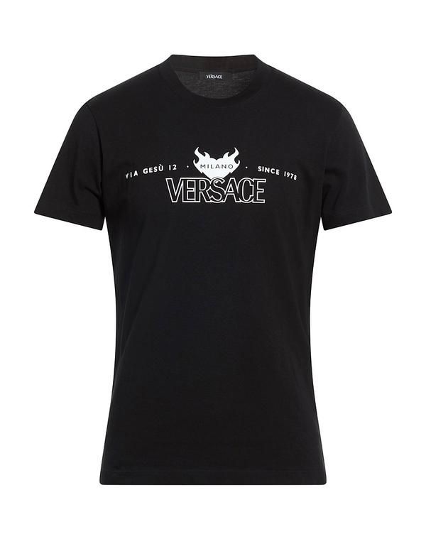 ヴェルサーチ メンズ トップス Tシャツ VERSACE Black ブラック 47,280円