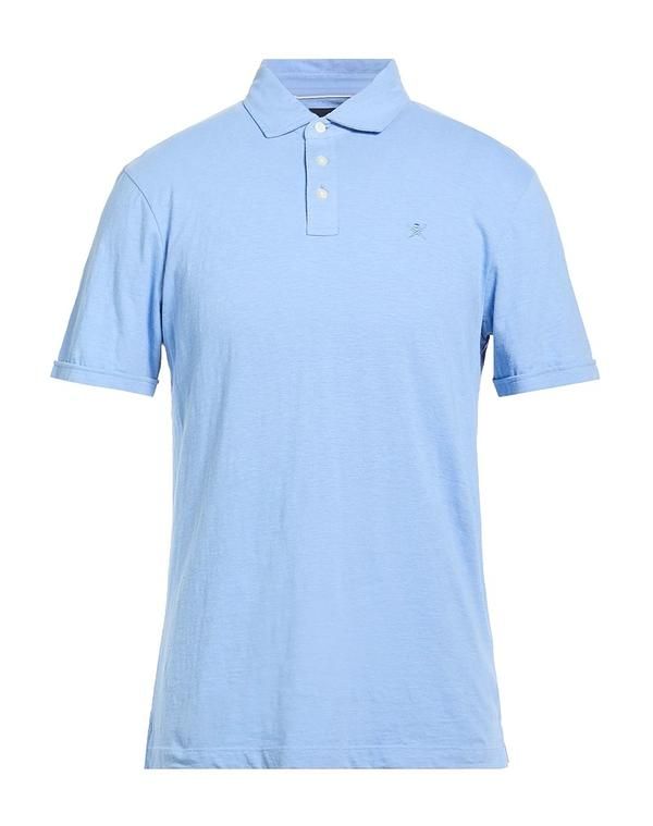 ハケット メンズ トップス ポロシャツ HACKETT Light Blue ブルー