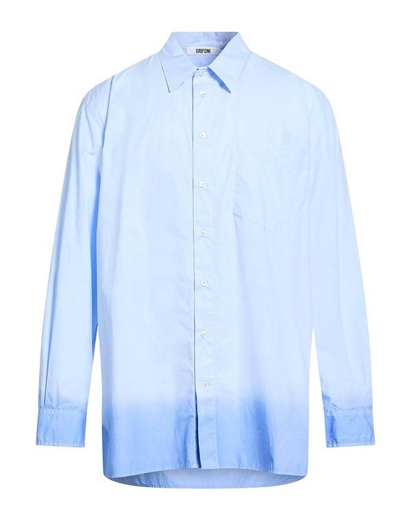 グリフォーニ メンズ トップス シャツ GRIFONI Sky Blue ブルー