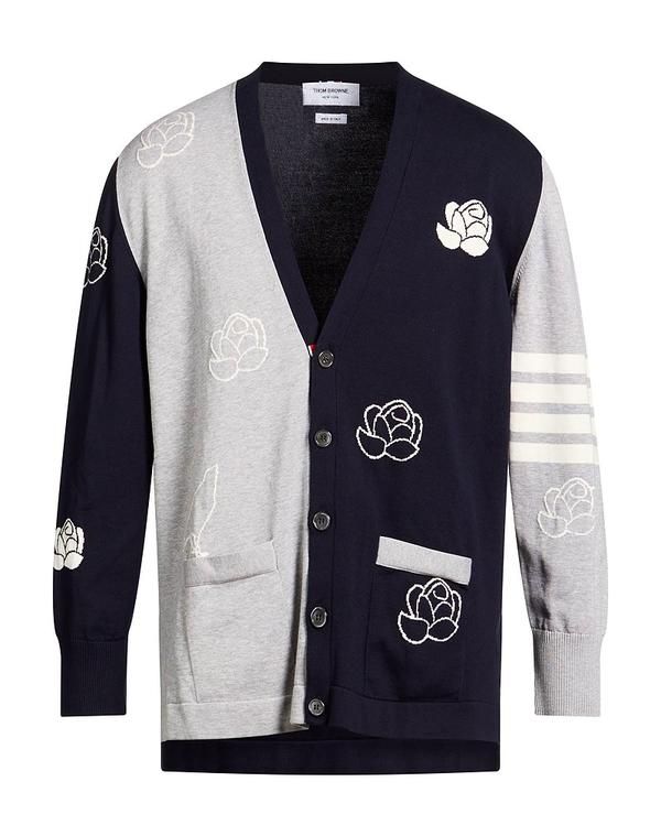 トムブラウン メンズ アウター カーディガン THOM BROWNE Navy ネイビー