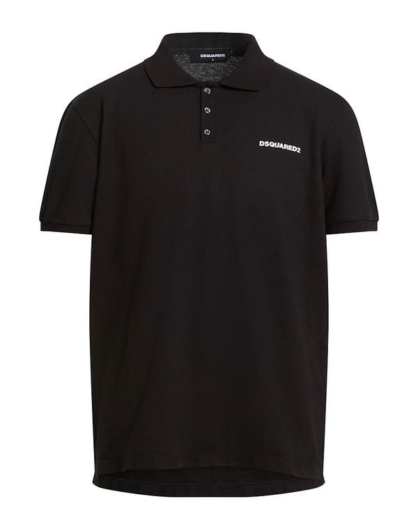 ディースクエアード メンズ トップス ポロシャツ DSQUARED2 Black ブラック