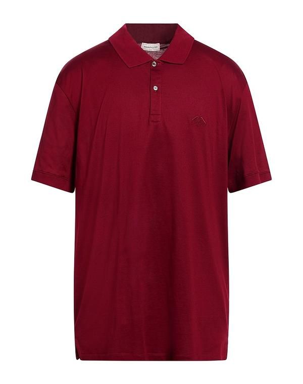 マックイーン メンズ トップス ポロシャツ MCQUEEN Bordeaux
