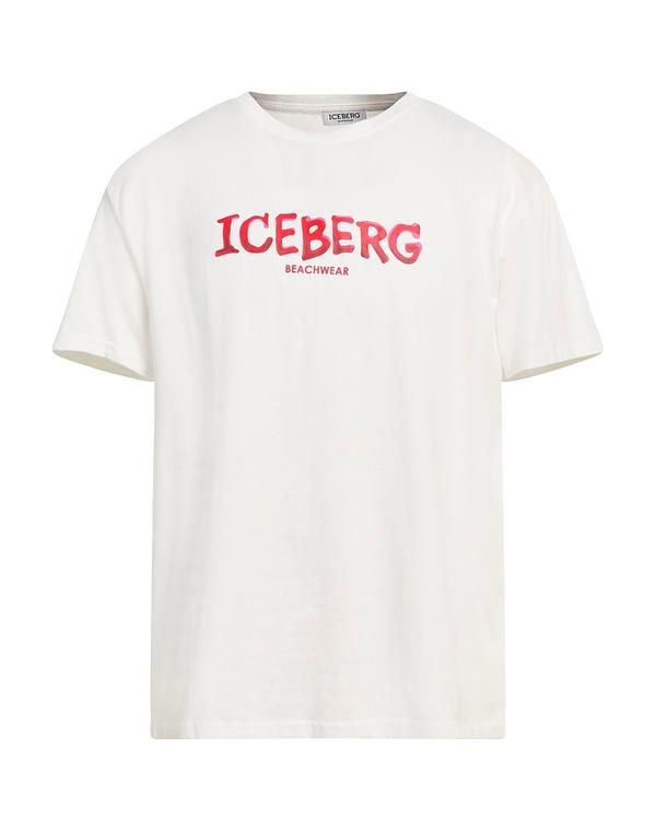 アイスバーグ メンズ トップス Tシャツ ICEBERG White ホワイト