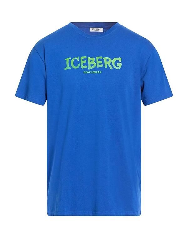 アイスバーグ メンズ トップス Tシャツ ICEBERG Blue ブルー